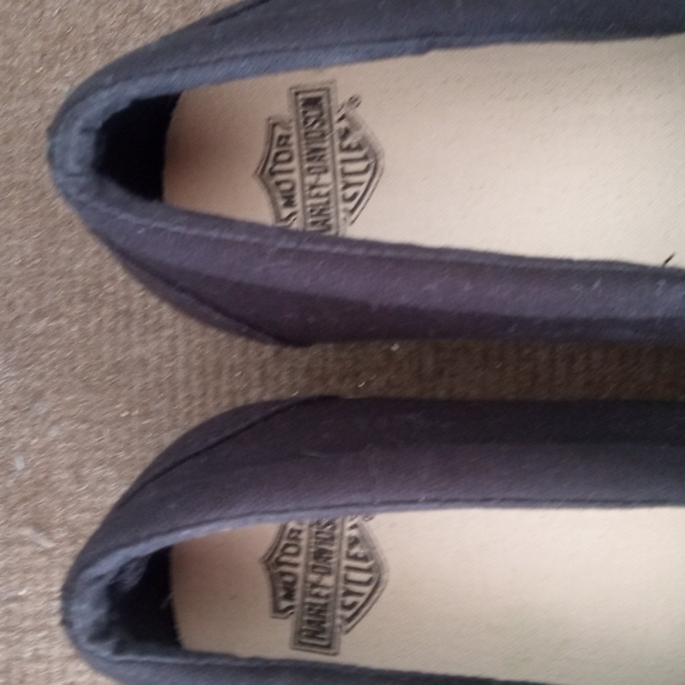 Men's Size 8 1/2 Slip-on Harley-Davidson Sneakers - Picture 2 of 4